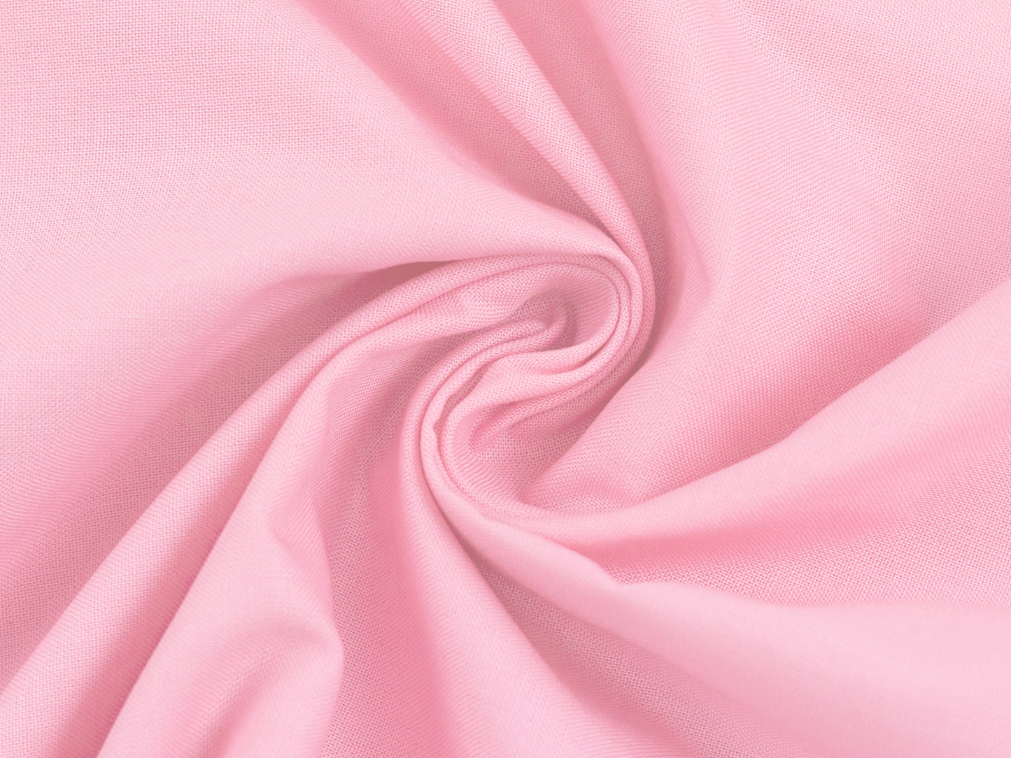 Baumwollstoff Uni Pastell Rosa