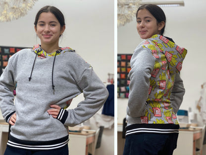 Sweat Uni  Hellgrau meliert