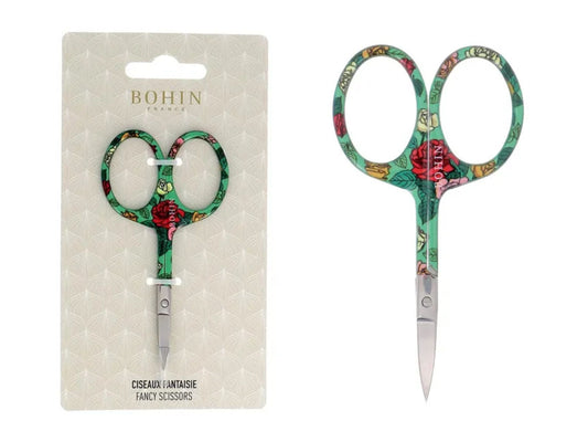 BOHIN Stickschere Blossom Grün
