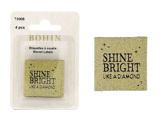 BOHIN Stofflable Shine bright 4 Sück
