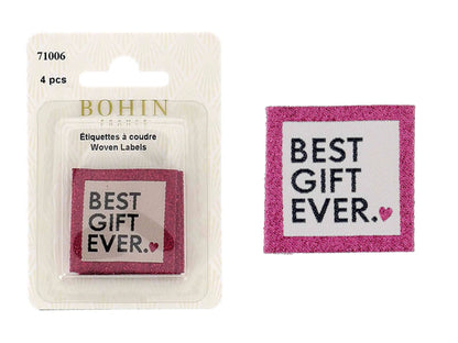 BOHIN Stofflable Best Gift 4 Sück