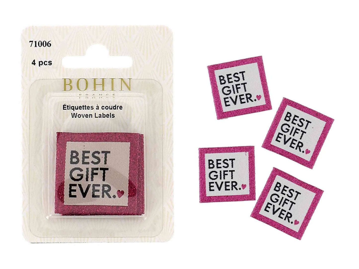 BOHIN Stofflable Best Gift 4 Sück