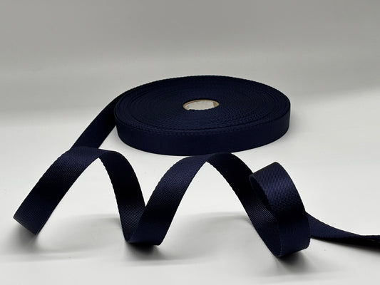 Gurtband Polyester Dunkelblau 20 mm