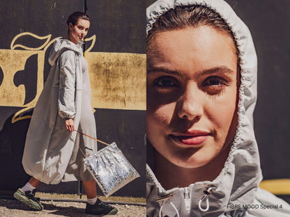 FIBRE MOOD Nylon Grau Sport/Outdoor