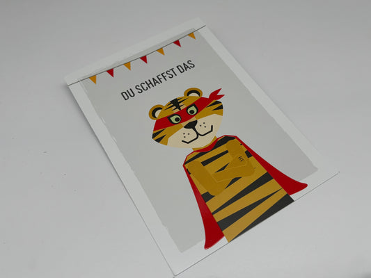 Postkarte Du schaffst das