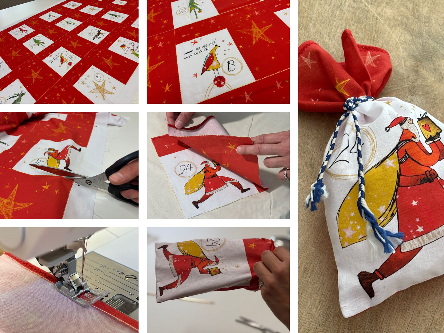 Smilla Adventskalender Stoffpanel