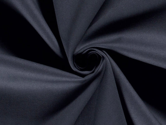 Dekostoff Uni Dunkles Blaugrau