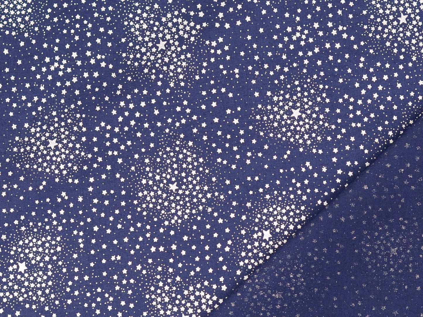 Weihnachtsstoff Silberner