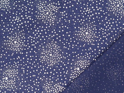 Weihnachtsstoff Silberner