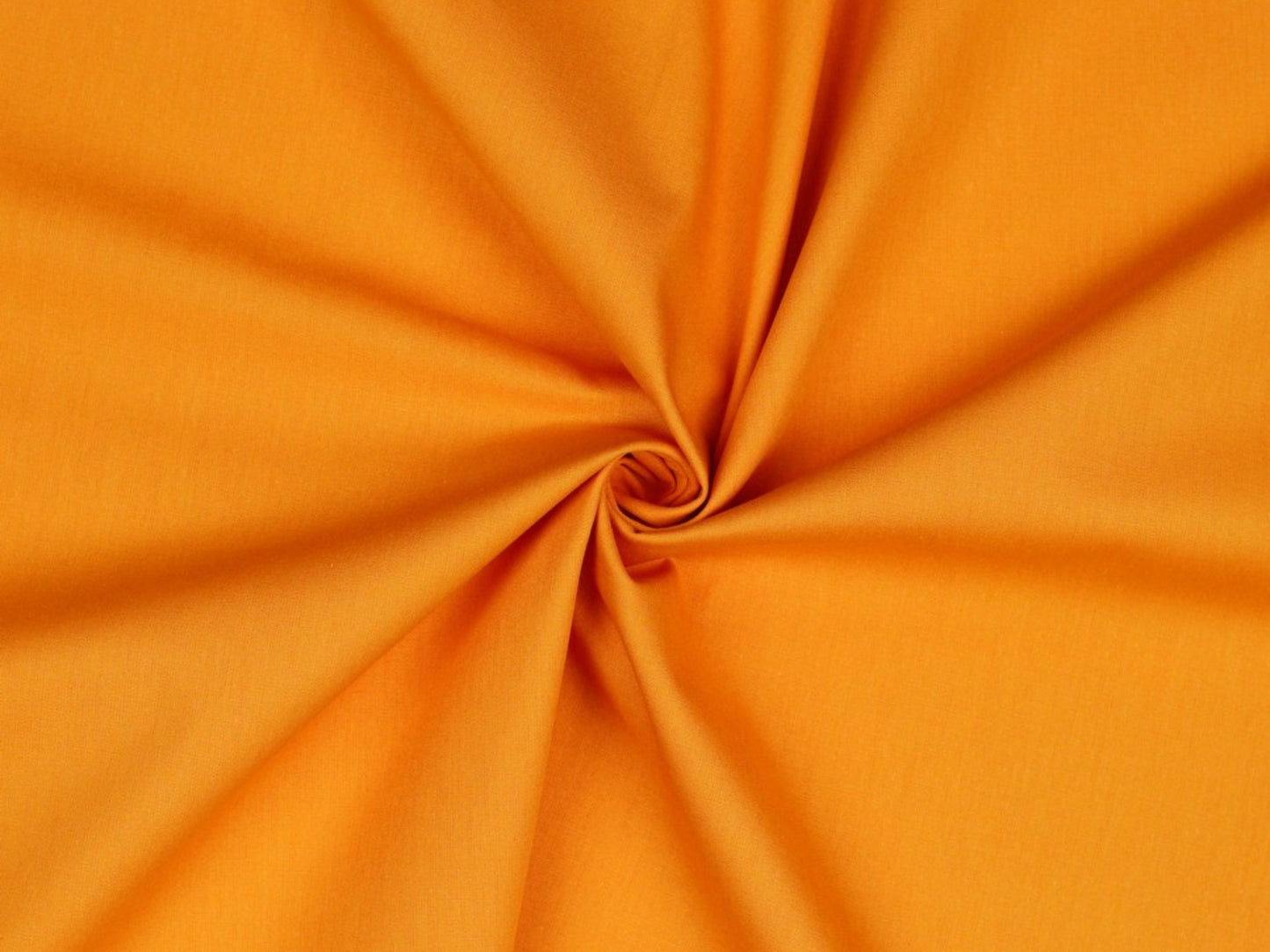 Baumwollstoff Uni Orange