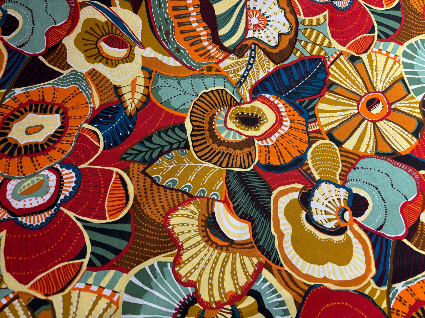 Canvas Herbstblumen Mania