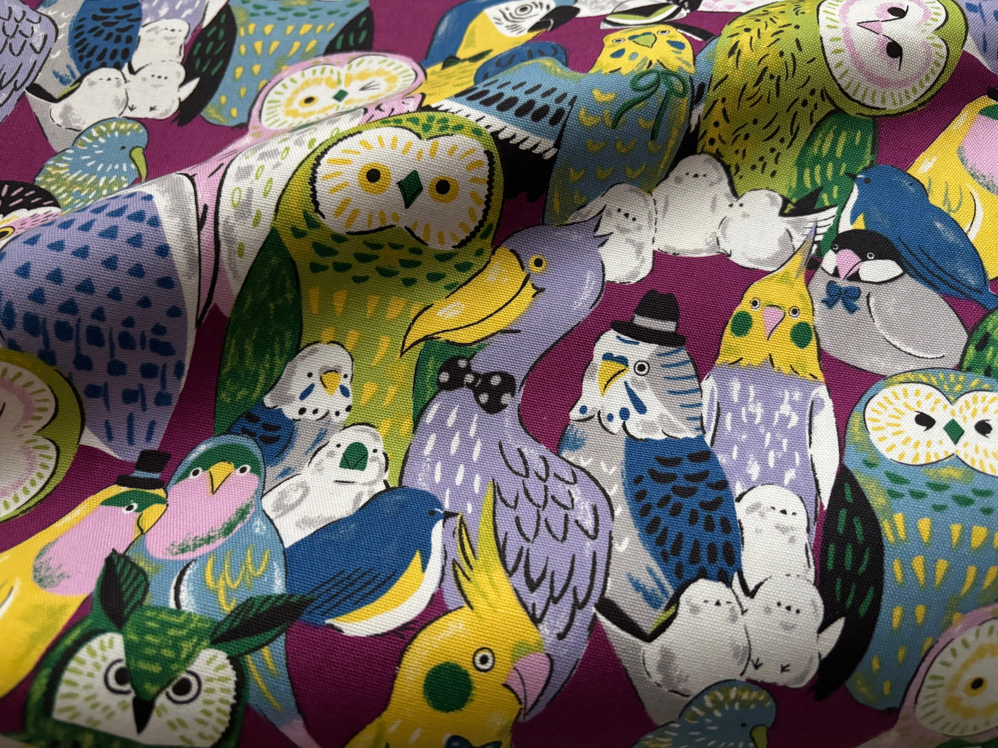 Baumwollstoff Einfach nur Eulen