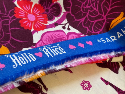 Baumwollstoff Hello Alice Blumen und