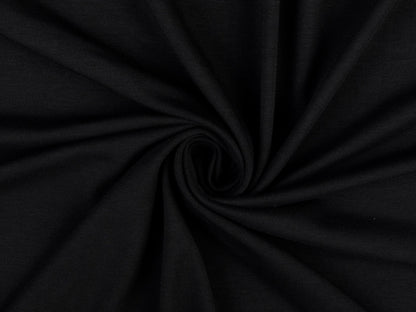 Viskosejersey Schwarz Vintage