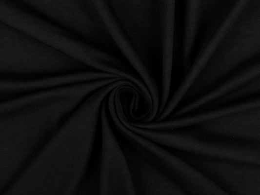 Viskosejersey Schwarz Vintage