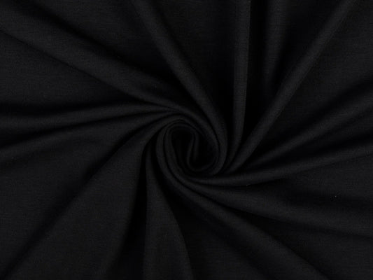 Viskosejersey Schwarz Vintage