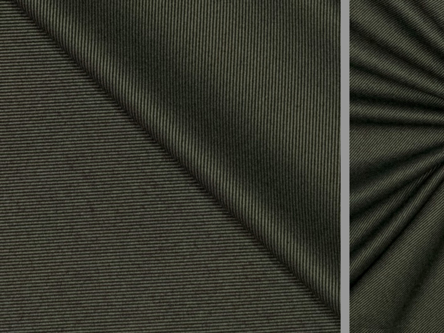 Bambusfaser Quergestreift Dunkles