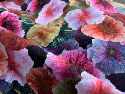 French Terry Flowers Digitaldruck