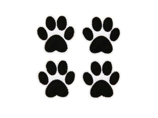 Große Pfoten Bügelbild/Applikation