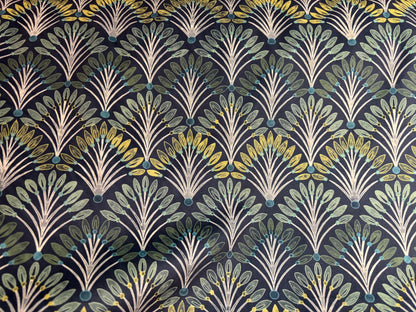 Samtstoff Velours Farne Grün