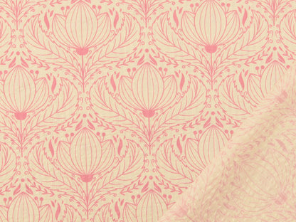 Seersucker Ornamente Rosa