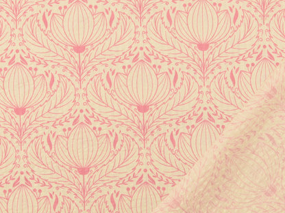 Seersucker Ornamente Rosa