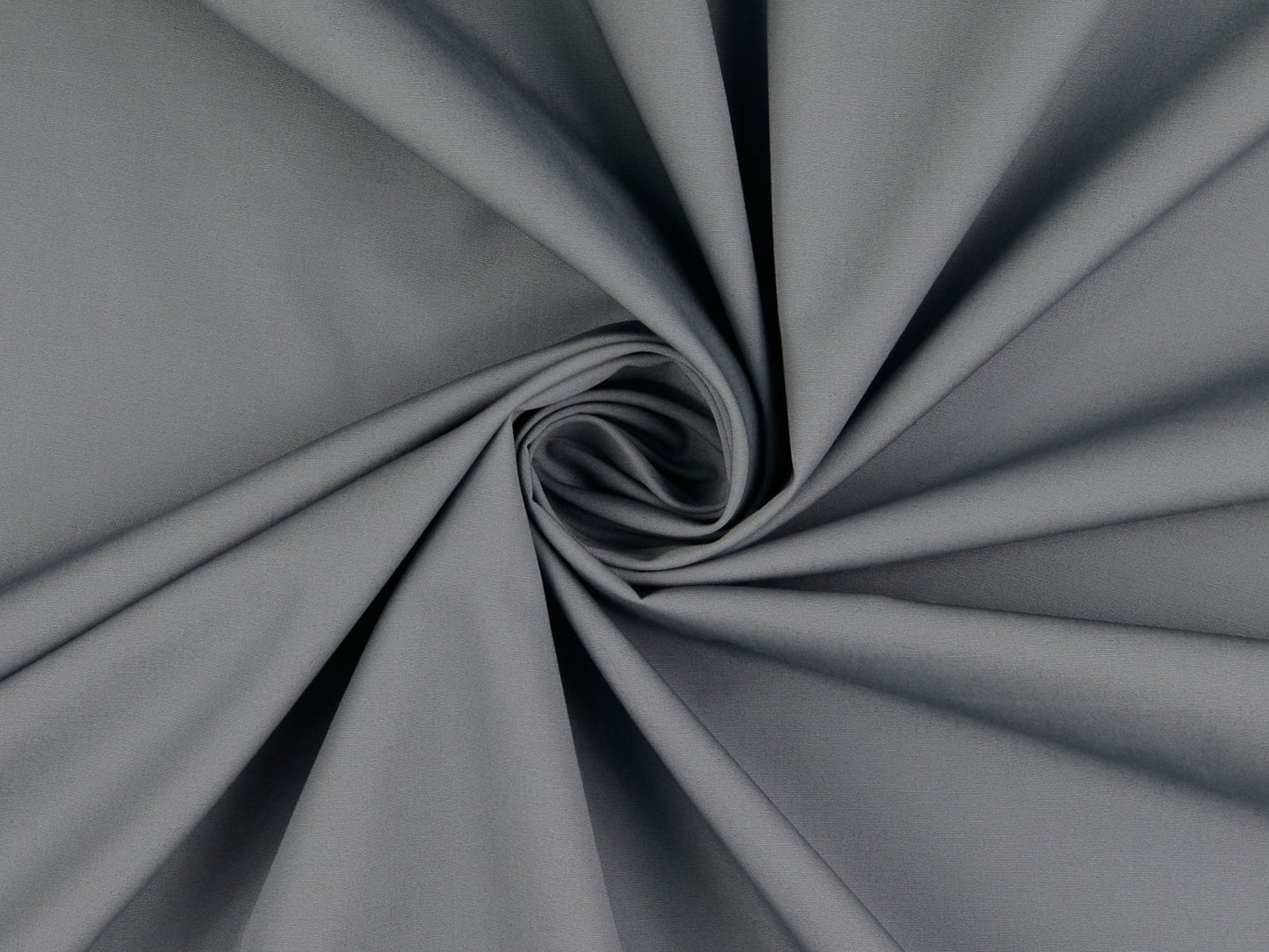 Baumwollstoff Uni Mausgrau
