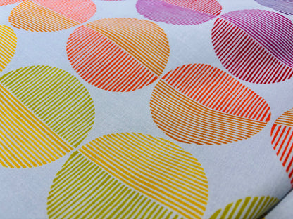 Baumwollstoff Gestreifte Punkte