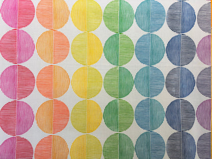 Baumwollstoff Gestreifte Punkte