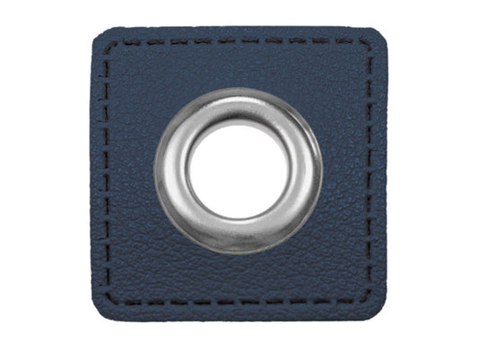 Ösenpatches für Kordeln Lederimitat