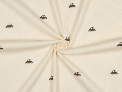 Bio-Rippenjersey Kleine Autos
