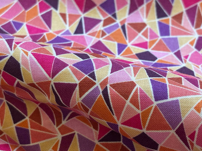 Baumwollstoff Strahlendes Mosaik