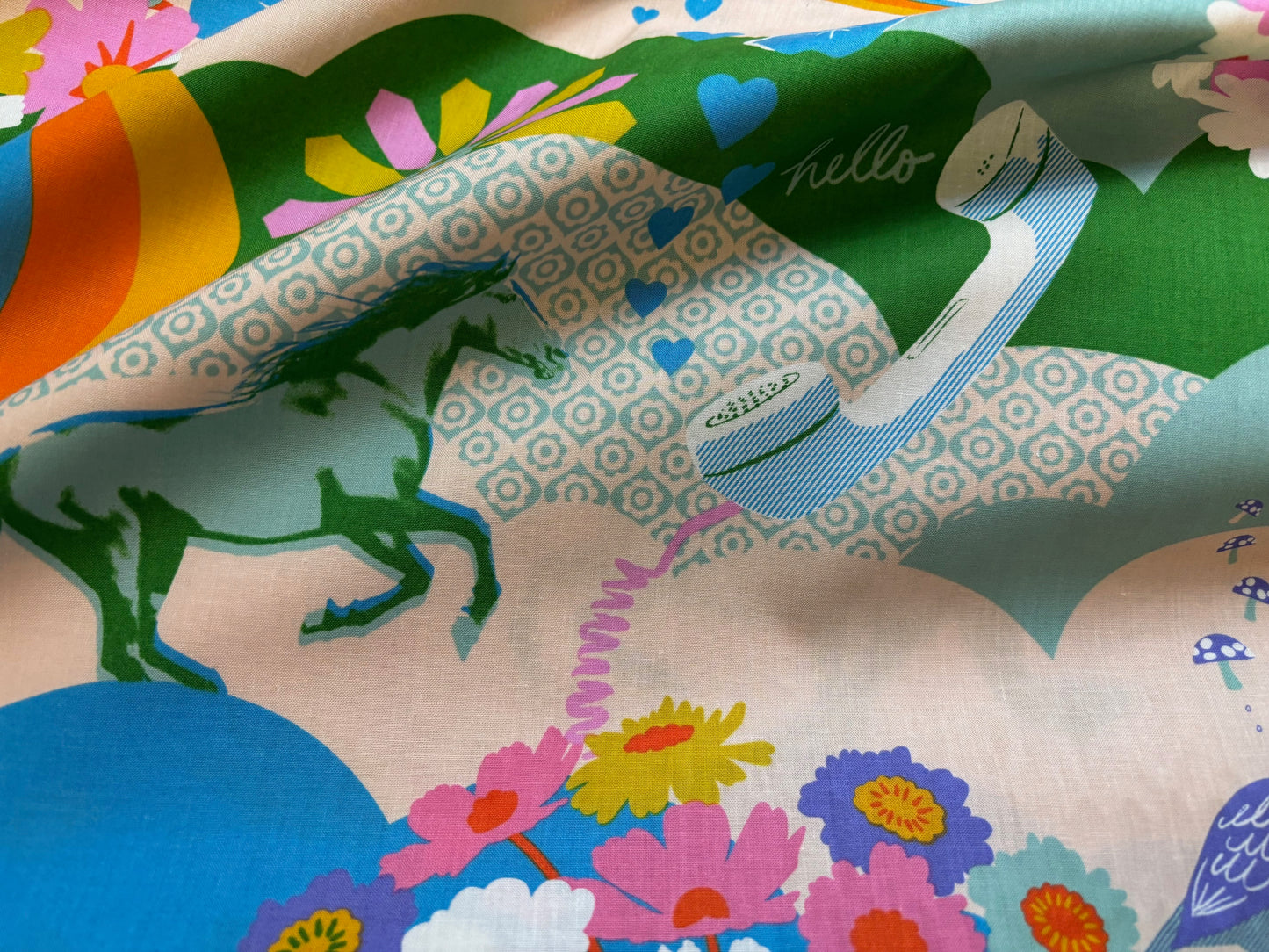 Baumwollstoff Best day ever