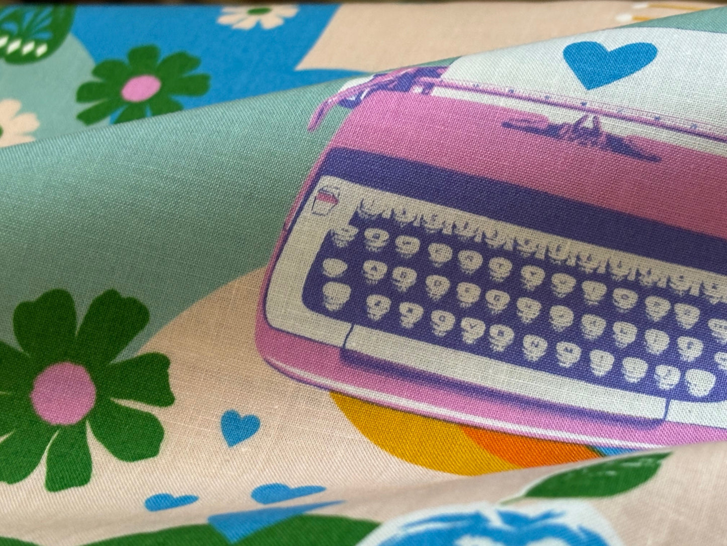 Baumwollstoff Best day ever