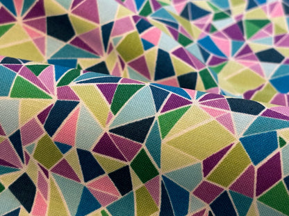 Baumwollstoff Strahlendes Mosaik