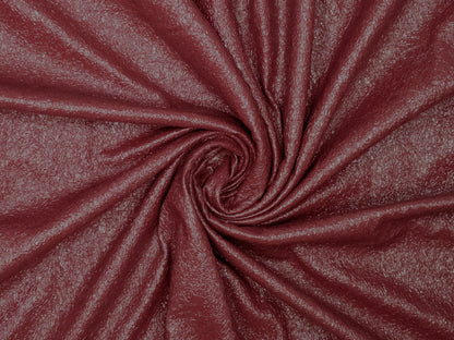Kunstleder Weinrot foliert crushed