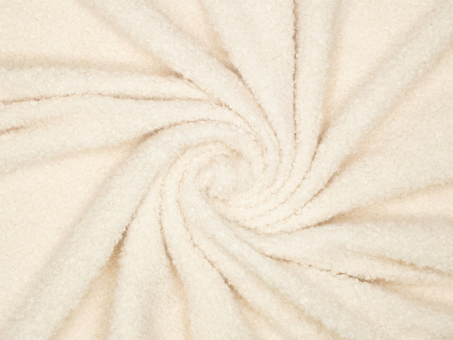 Flauschiges Boucle Natur