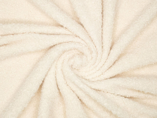 Flauschiges Boucle Natur