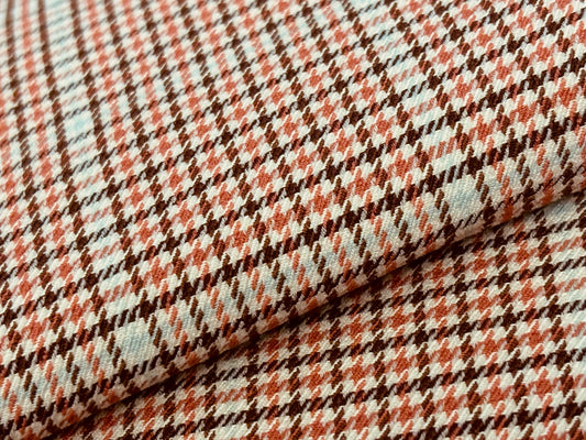 Gewebte Viskose Stretch Karo