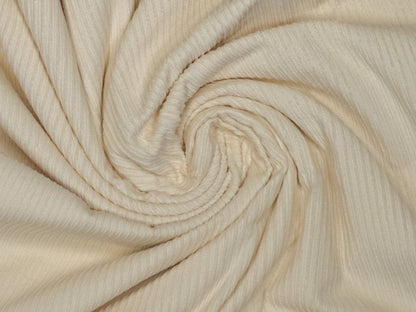 Breitcord Ecru High/Low Washed