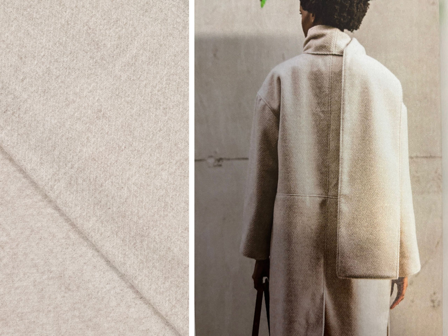 Wollgemisch Hellbraun/Sand  meliert