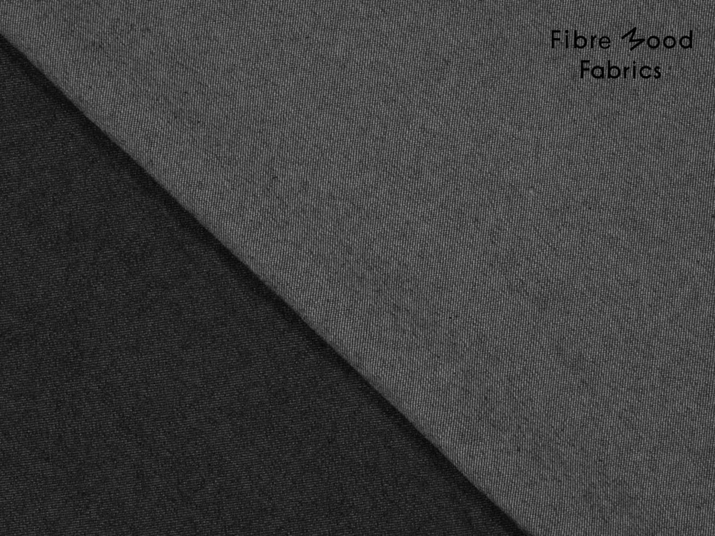 Jeansstoff Dunkelgrau Fibre Mood