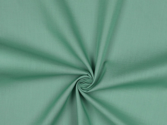 Baumwollstoff Uni Mint/Altgrün 066