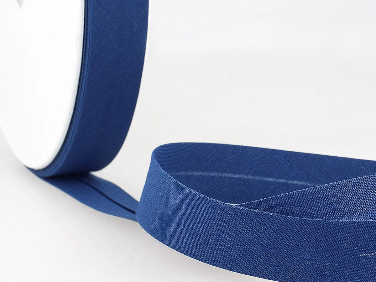 Schrägband 27 mm Navy Blau 24