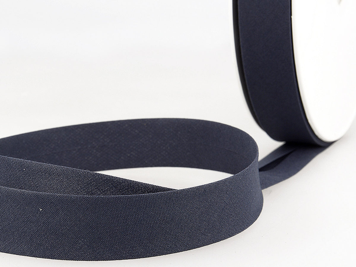 Schrägband 20 mm Nachtblau 27