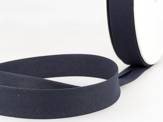 Schrägband 20 mm Nachtblau 27