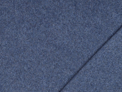 Bio-Baumwollfleece Jeansblau meliert 013