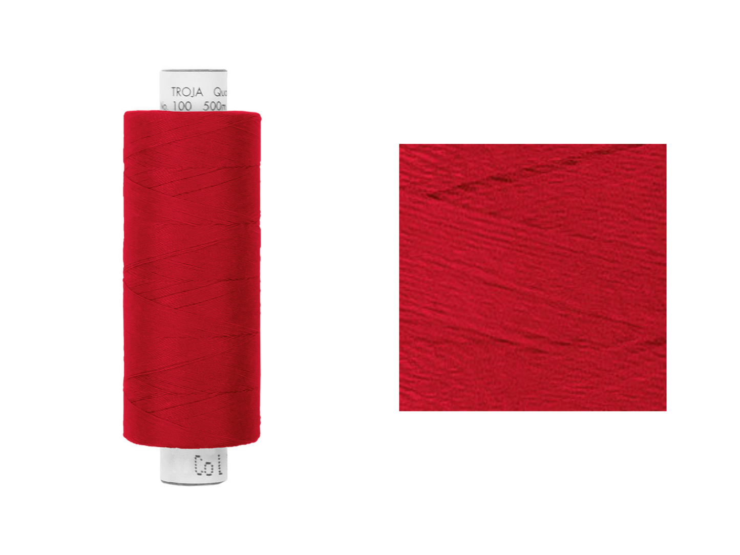 Allesnäher-Garn Troja Rot 500 m