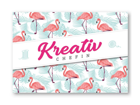 Postkarte Kreativ Chefin