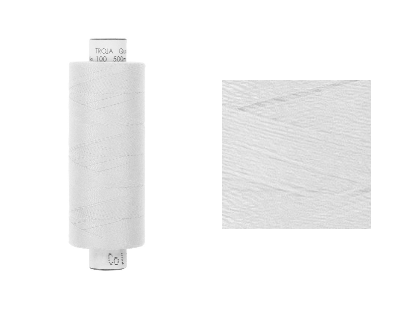 Allesnäher-Garn Troja Weiß 500 m